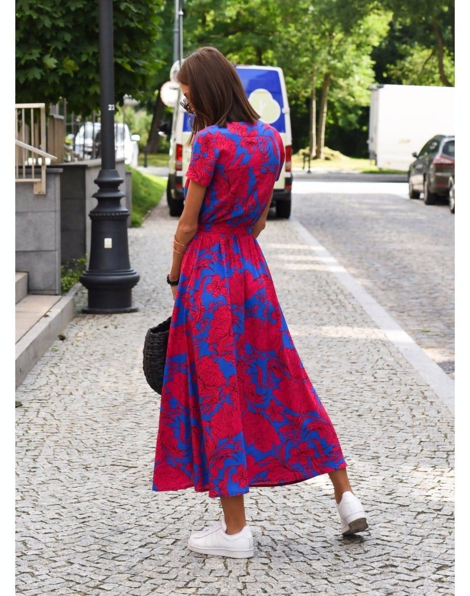 Anna Robe à Imprimé Floral Printemps/Été - Floriebelle