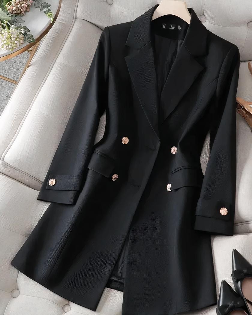 Blazer long d’hiver pour femme