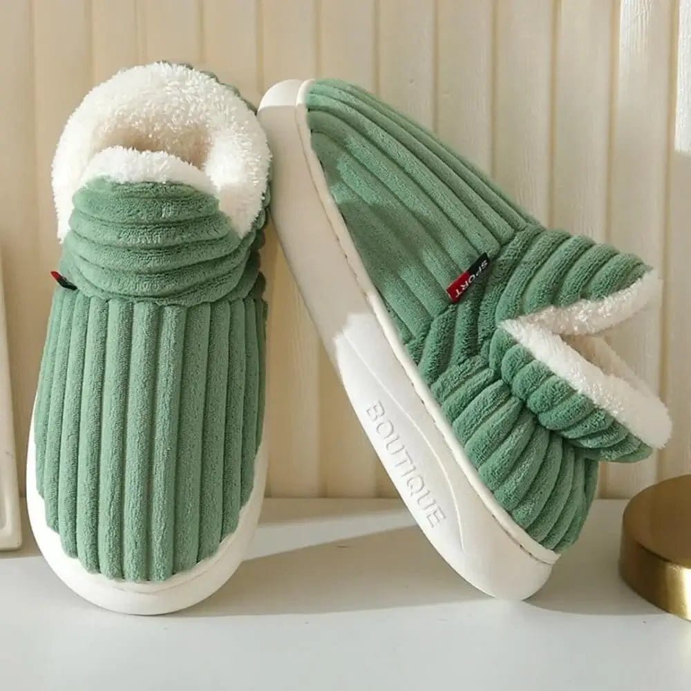 Chaussons en peluche antidérapants - Floriebelle