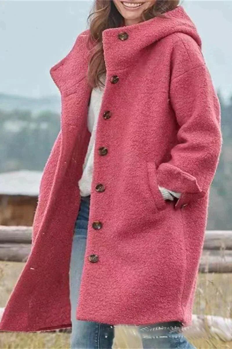 Élodie Lavin® | Manteau Long en Laine Douce - Floriebelle