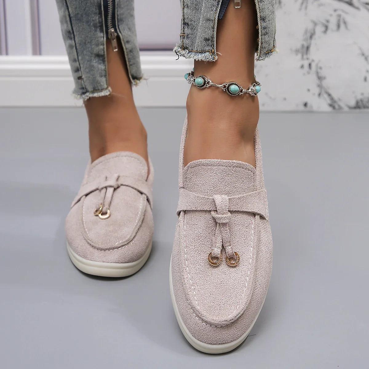 Floriebelle® | Mocassins Confortables de Luxe en Daim - Floriebelle