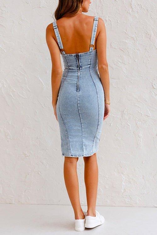 Robe en jean - Floriebelle