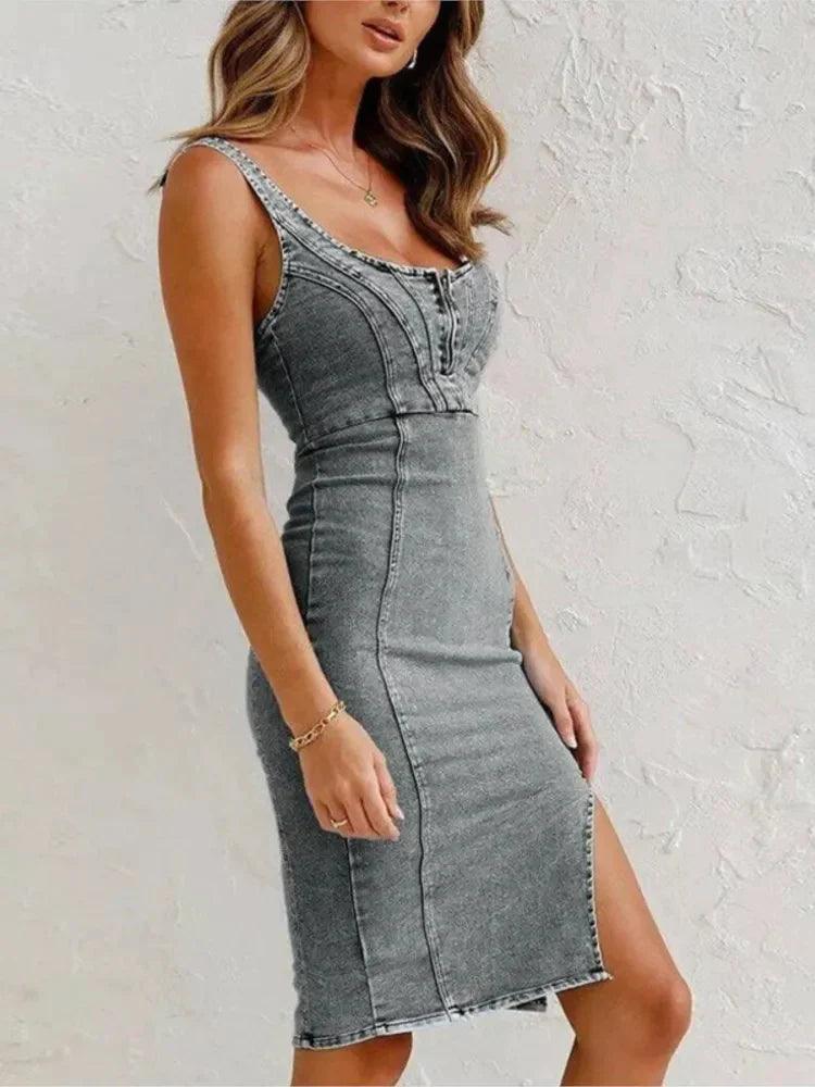 Robe en jean - Floriebelle