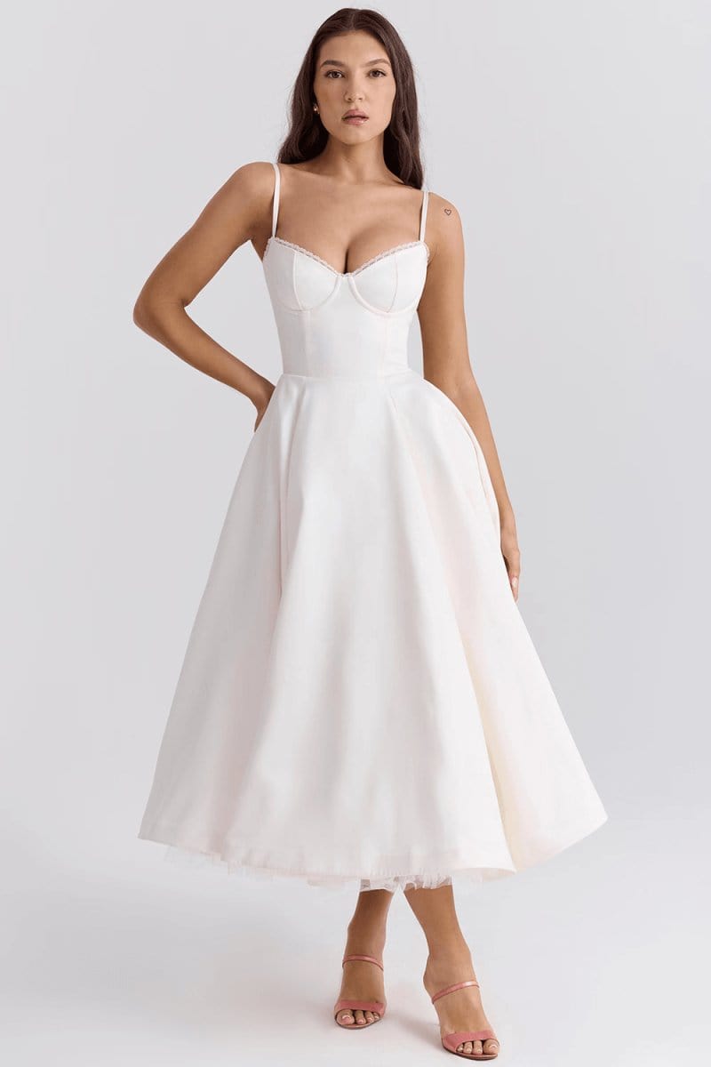 Sophie | Robe Longue Amincissante De Luxe - Floriebelle