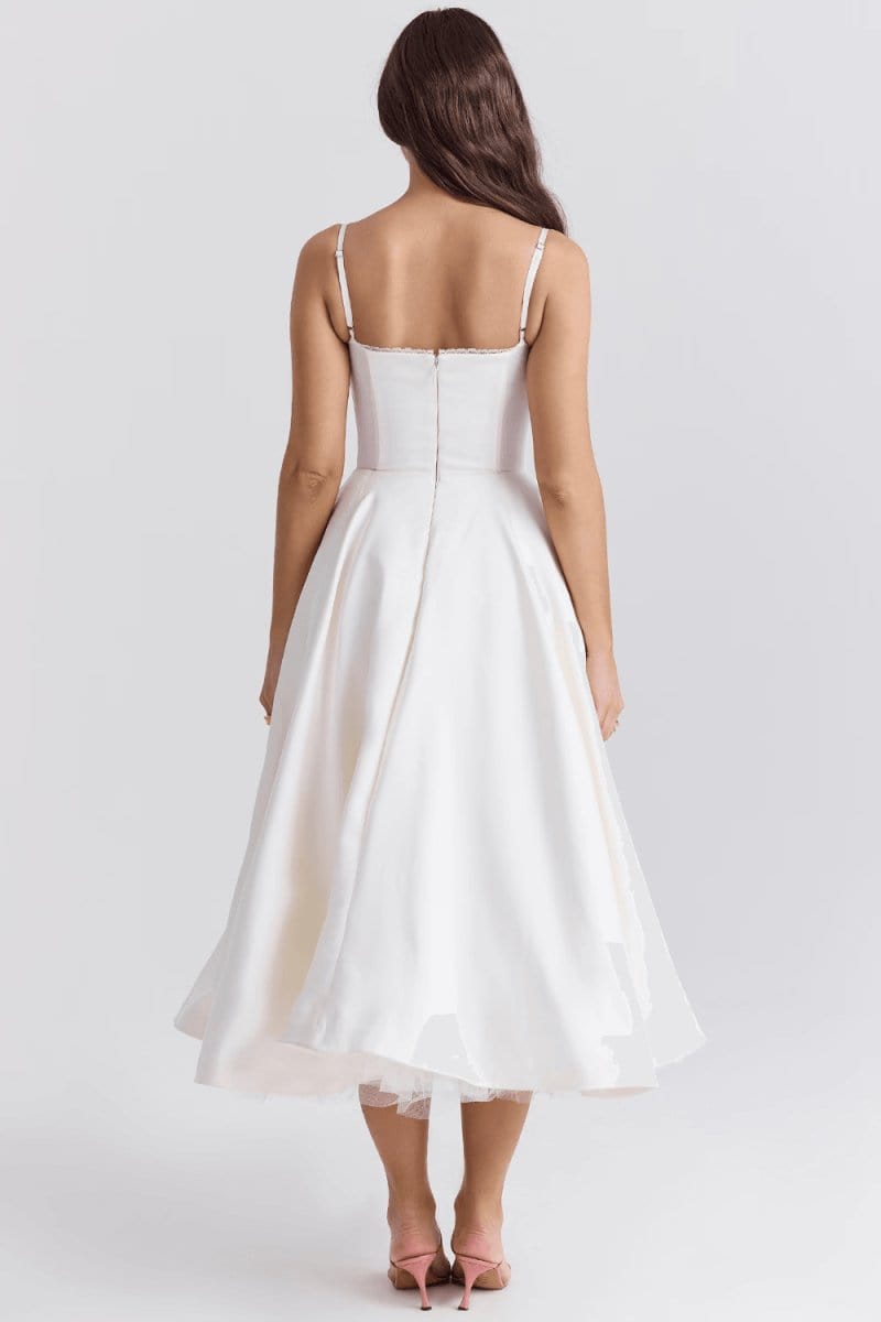 Sophie | Robe Longue Amincissante De Luxe - Floriebelle