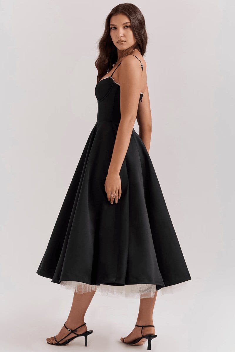 Sophie | Robe Longue Amincissante De Luxe - Floriebelle