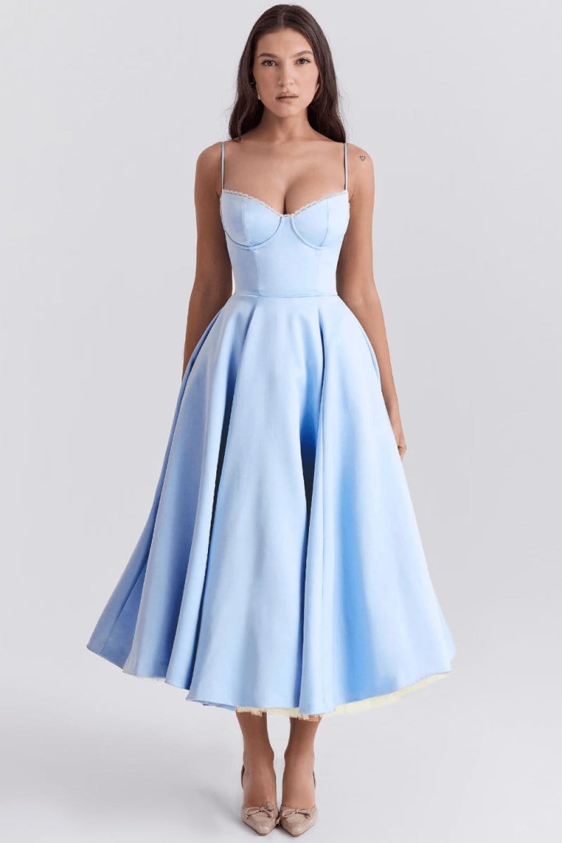 Sophie | Robe Longue Amincissante De Luxe - Floriebelle