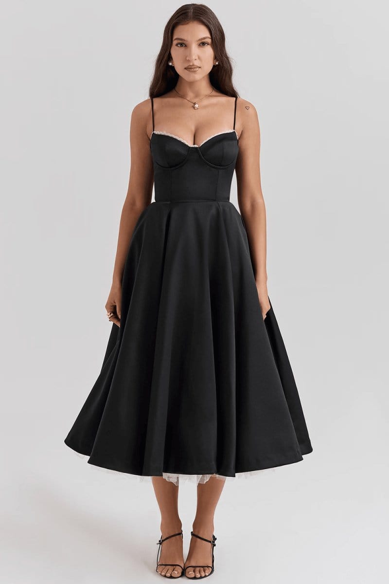 Sophie | Robe Longue Amincissante De Luxe - Floriebelle