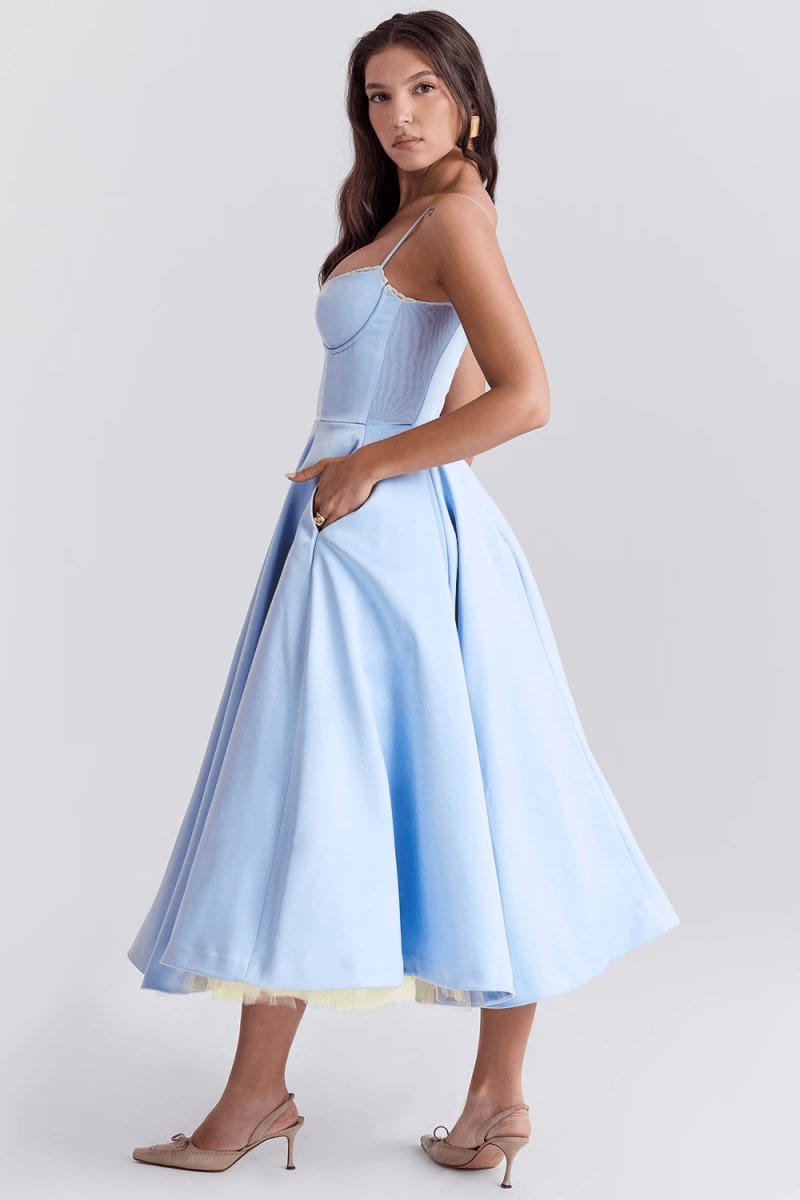 Sophie | Robe Longue Amincissante De Luxe - Floriebelle